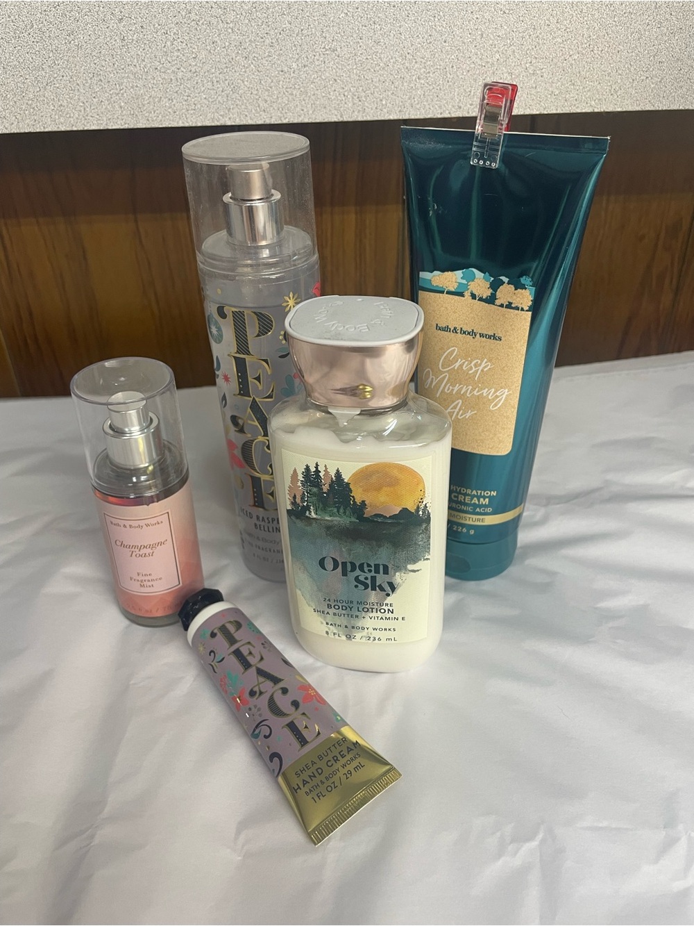 Bath & Body Works Cream, Teal & Pink Moisturizer & Mist Set